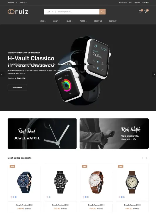 website bán đồng hồ