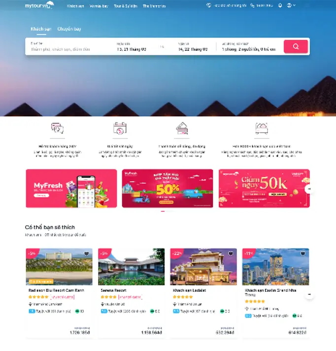 website du lịch