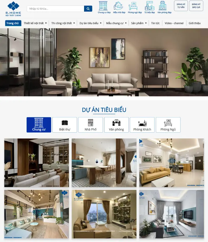 website nội thất