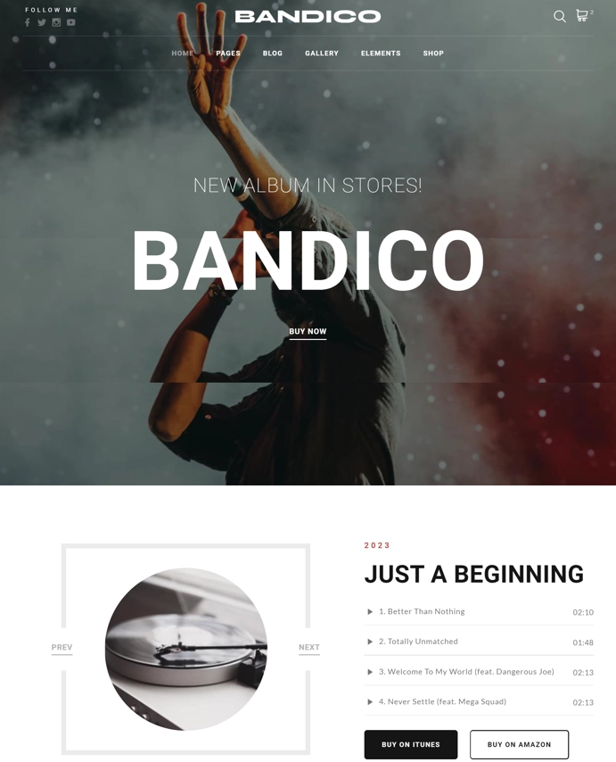 Thiết kế website nghe nhạc