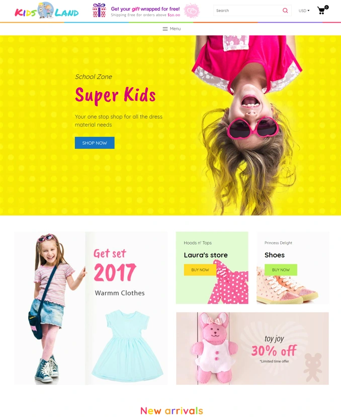 Thiết kế website mẹ và bé